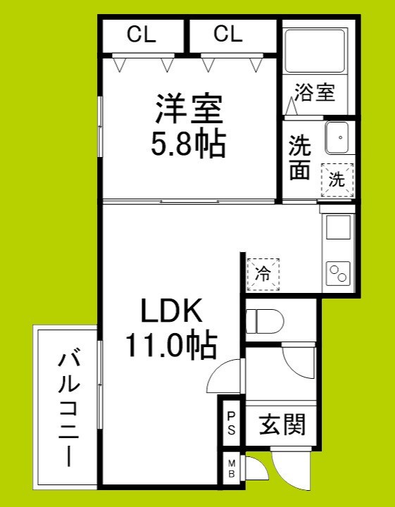 アビテ上野町西 間取り