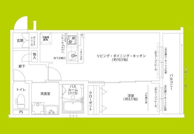 Louis Apartment 吹田東リバーパーク 間取り
