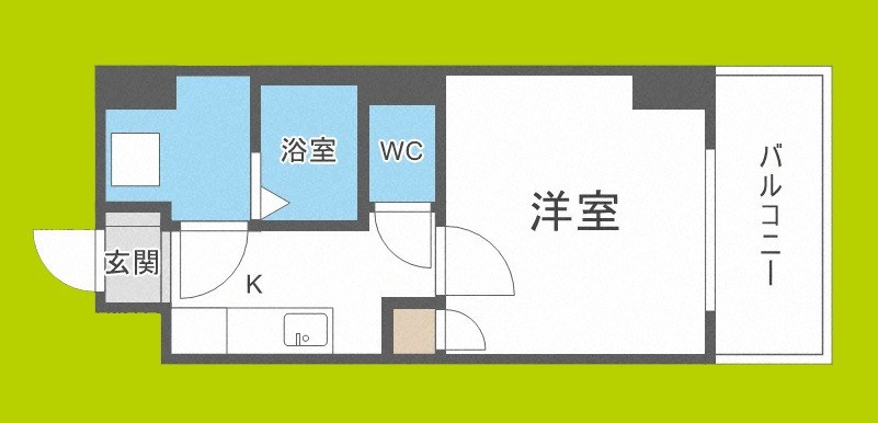 U-ro鶴橋駅前 間取り