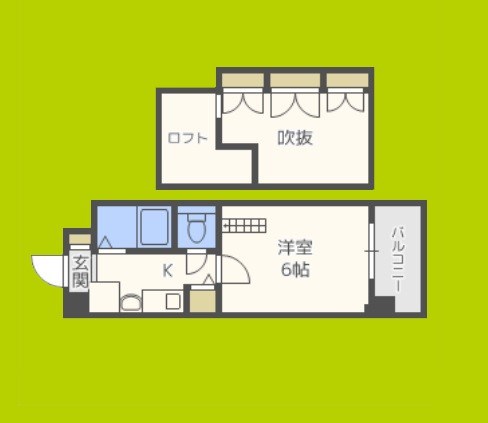 エステムコート梅田茶屋町デュアルスペース 間取り