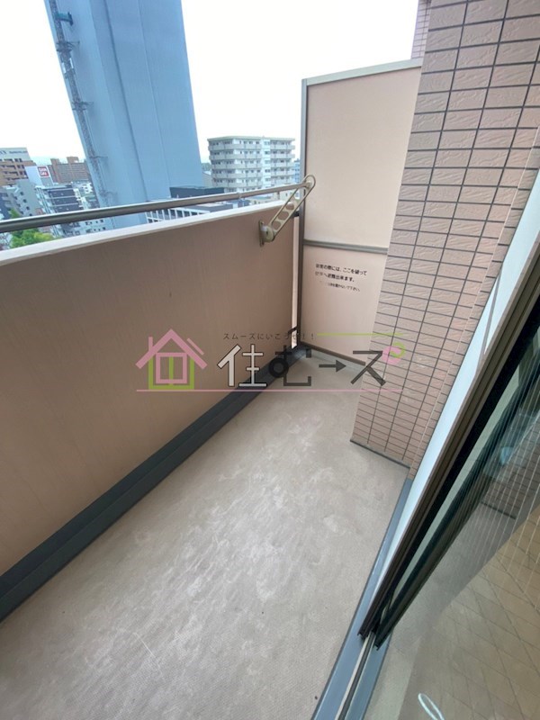エステムコート梅田茶屋町デュアルスペース ベランダ