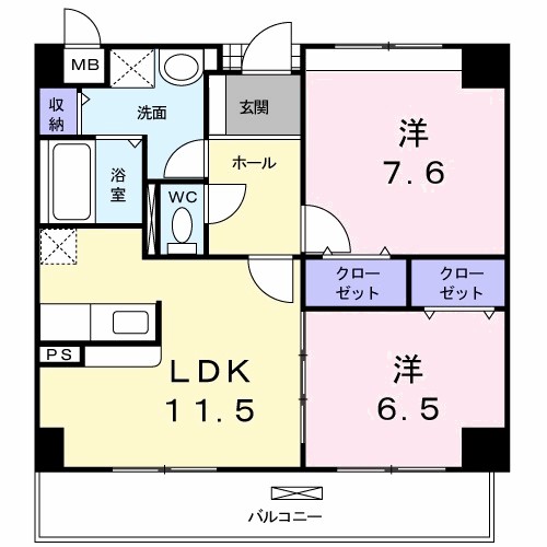 グランデ　フィオーレ 間取り