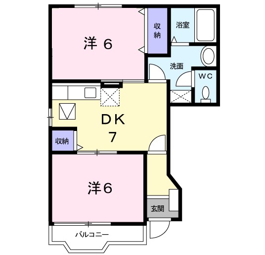 ブランドールⅢ 間取り