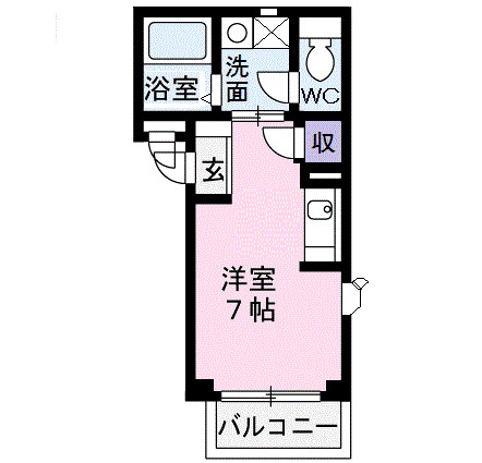 サウスメゾンＭ．Ｍ 間取り