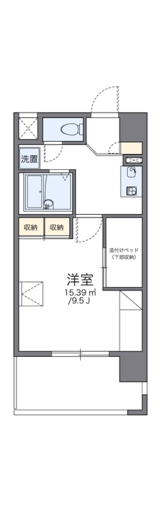 レオパレスＲＥＺＯＮ中百舌鳥 間取り