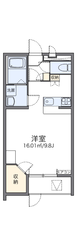 レオパレス我孫子 間取り