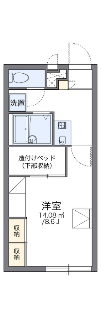 レオパレスソレーユ 間取り