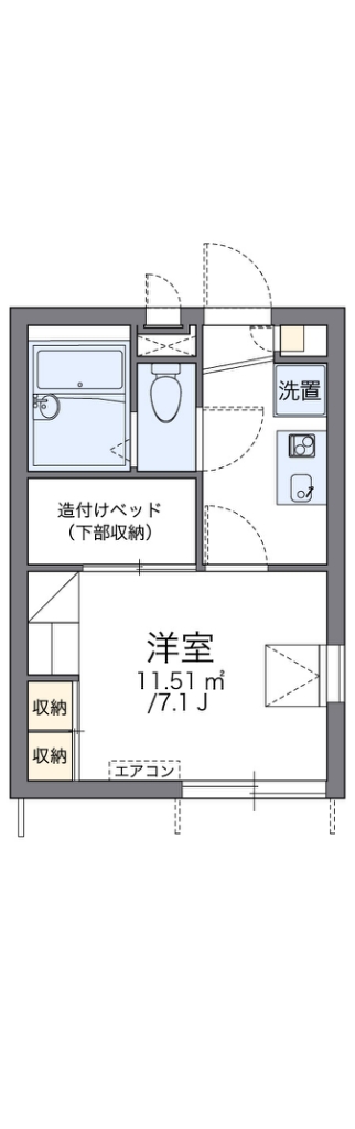 レオパレス五月山 間取り