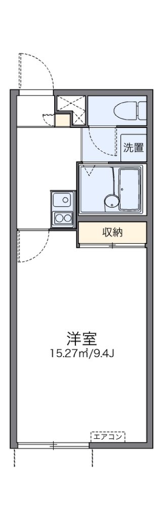 レオパレスポアロ 間取り