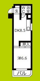 朝日プラザ天満橋 間取り