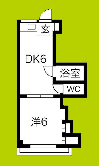 ル・クレアK 間取り