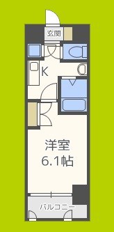 ジュネーゼ梅田北プラウディア 間取り