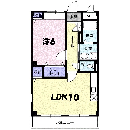ソレアード上山口 間取り