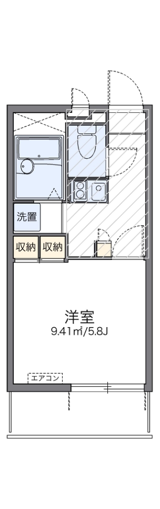 レオパレスエスタ門真 間取り