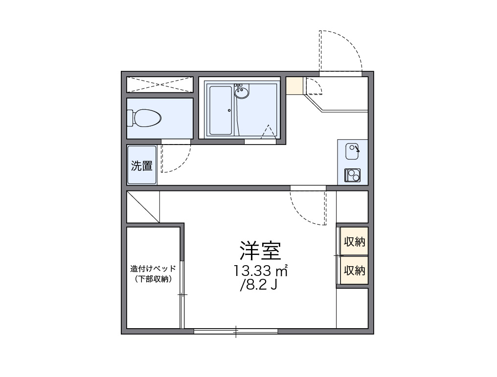 レオパレスＫＭＳ 間取り