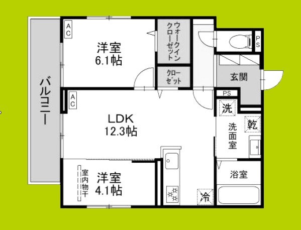 ヴェールエール太子堂 間取り