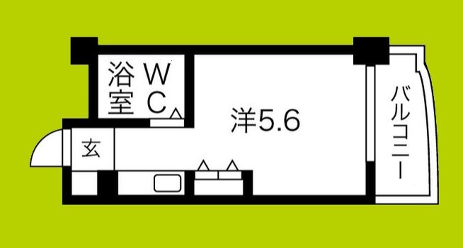 朝日プラザ桃谷パサージュ 間取り
