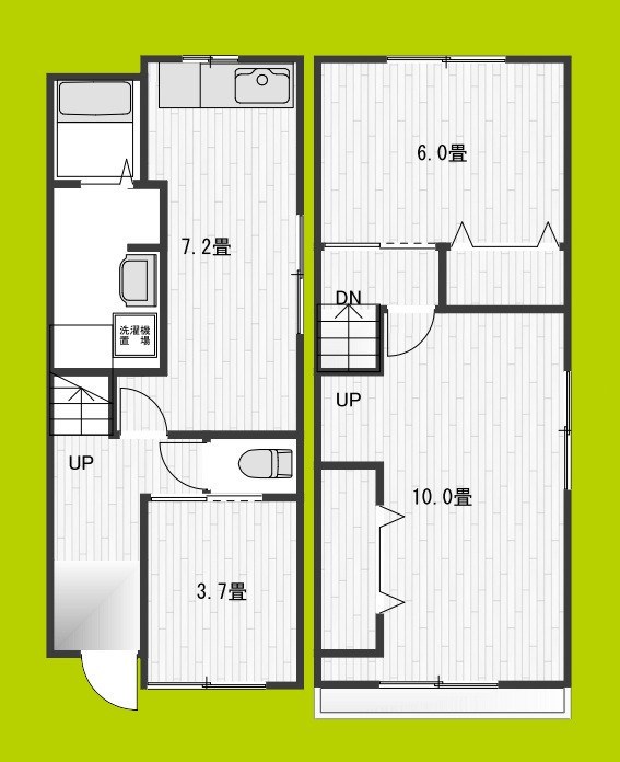 温故知新平野馬場2丁目貸家 間取り
