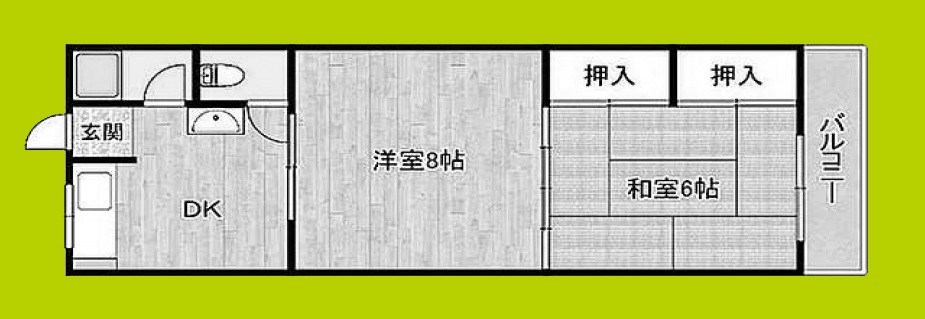 コーポ聖城 間取り