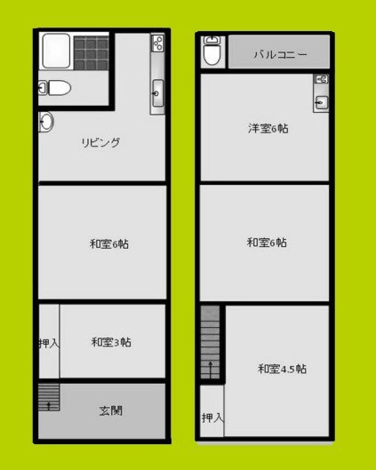 田島1丁目賃貸物件 間取り