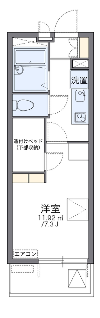 レオパレスヴィラモンド 間取り