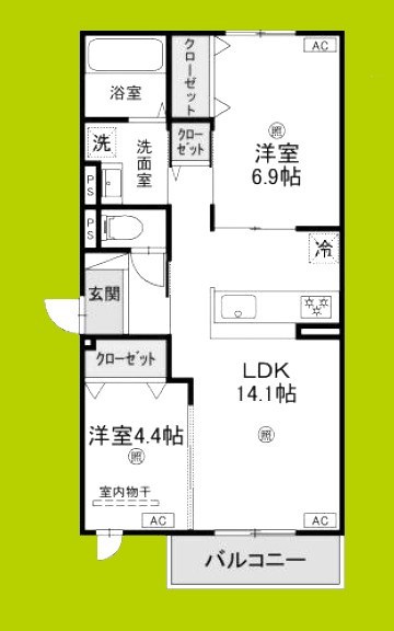 パサログランデ鳳西町 間取り