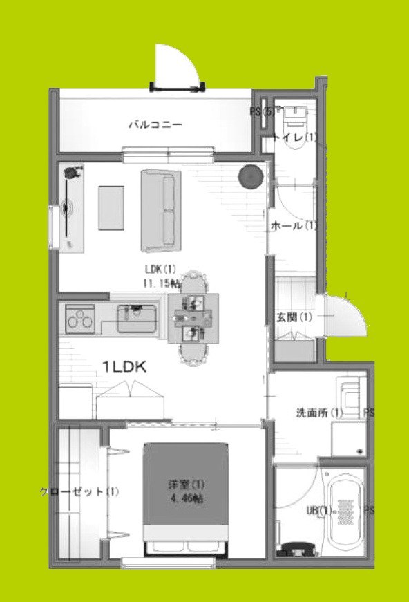 エミーラ住吉 間取り