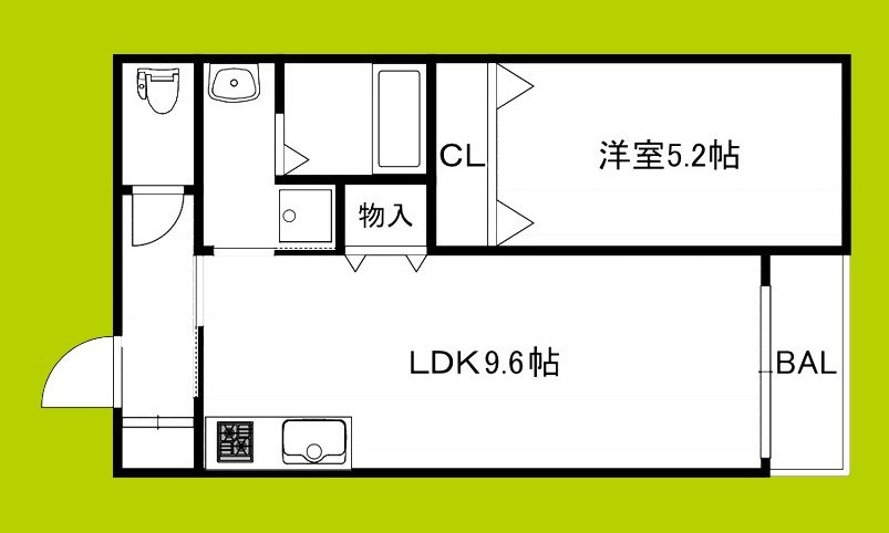 セレニティ法善寺 間取り