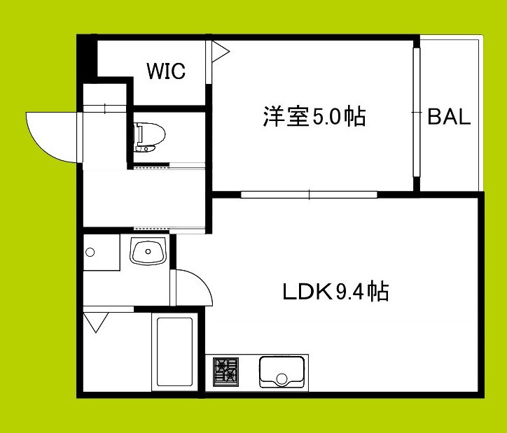 セレニティ法善寺 間取り