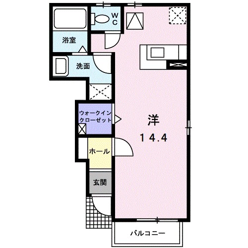 モルティ　コートＢ 間取り