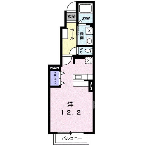 クリスタル　メゾンⅡ 間取り