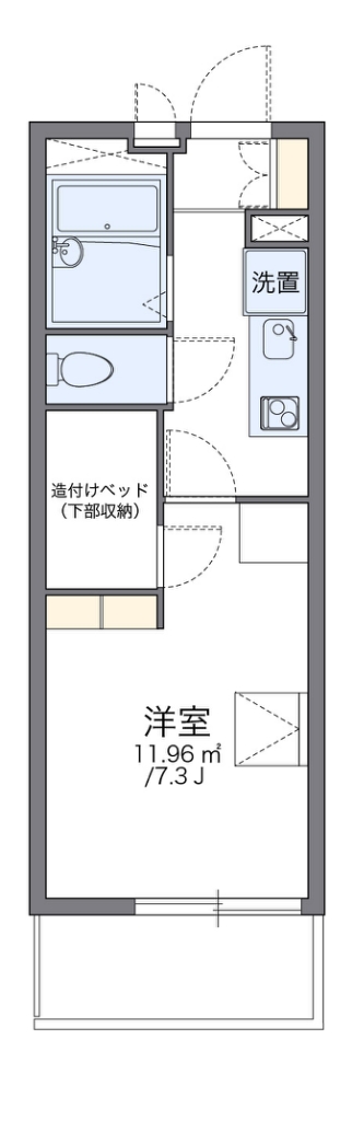 レオパレスサンマルク 間取り