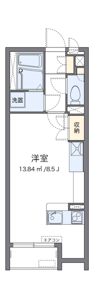 ミランダＳｏｕｔｈ　Ｖｉｅｗ 間取り