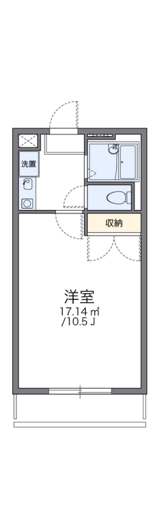 レオパレス三国ヶ丘壱番館 間取り