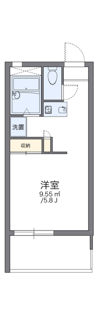 レオパレス住吉伍番館 間取り