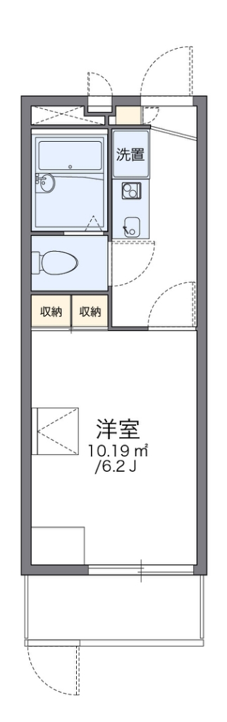 レオパレスフェリスⅡ 間取り
