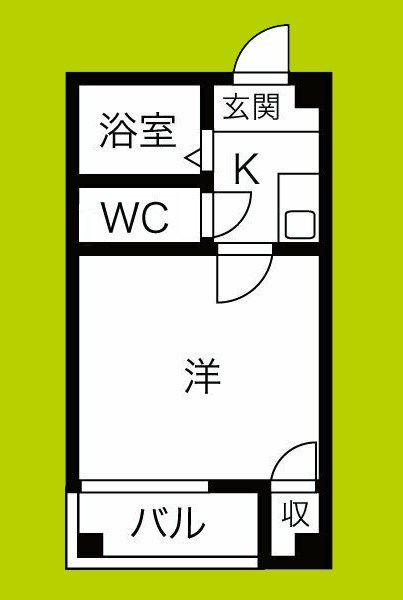 ハイコート堀江 間取り