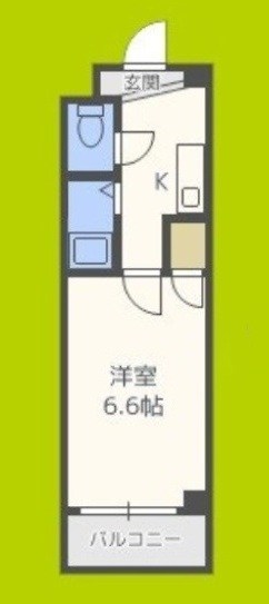 ベルフレージュ南堀江 間取り