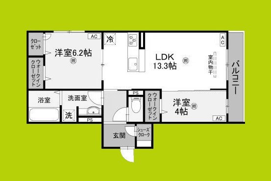 パサログランデ中百舌鳥町4丁 間取り