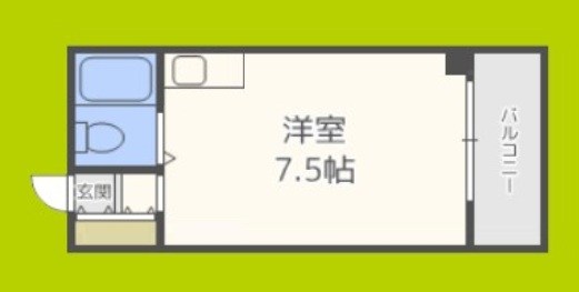 プリエール南堀江 間取り