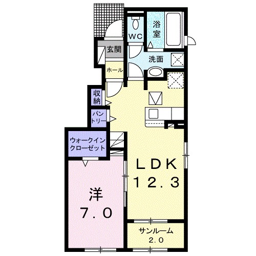 グラン山本Ⅱ 間取り
