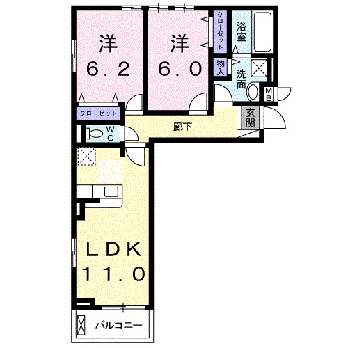 モンブランⅠ 間取り