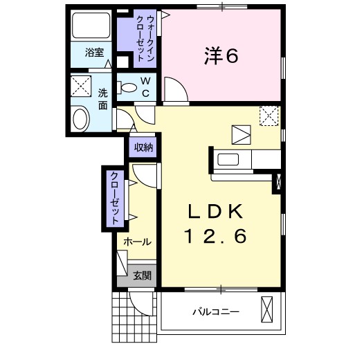 フィオーレ　くみのき 間取り