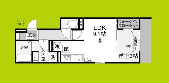 アザレア深江橋 間取り