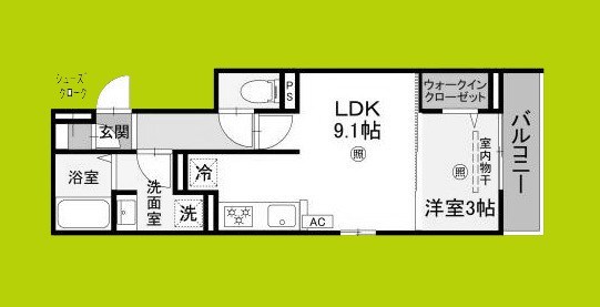 アザレア深江橋 間取り