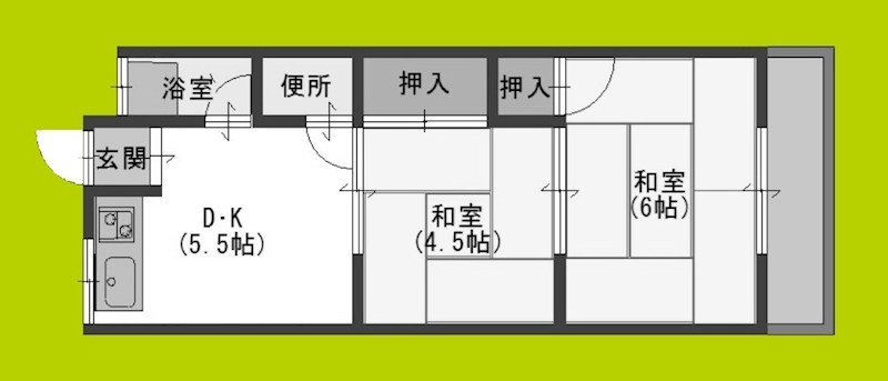 コーポタイセイ 間取り