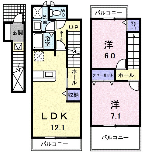 ラフレシール 間取り
