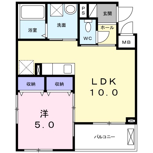 メゾン　ヒュッゲ 間取り