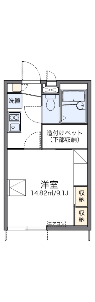 レオパレス星田Ⅱ 間取り