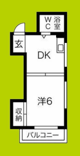 プレアール深江橋Ⅱ 間取り